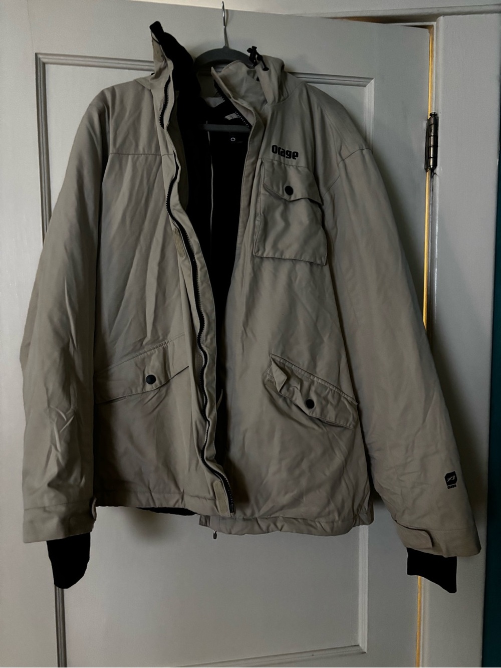 Orage Men's Light Khaki Ski Jacket